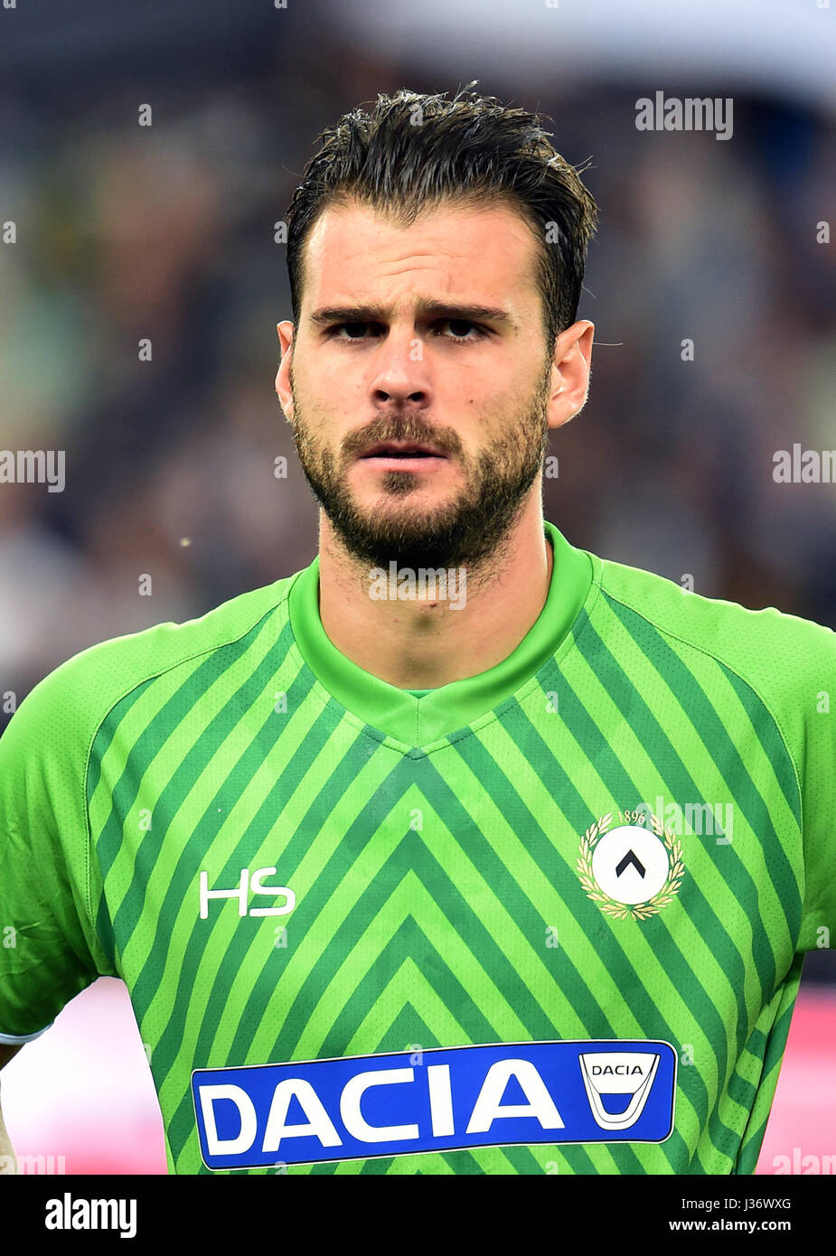 Italienische Liga Serie A-2016-2017 / (Udinese Calcio) - Orestis Spiridon Karnezis "Orestis Karnezis" Stockfoto