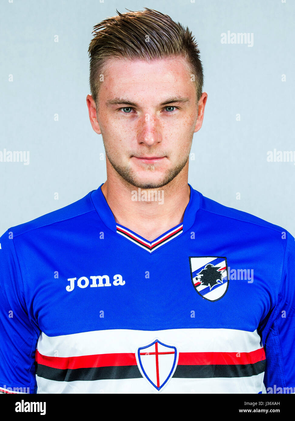 Italienische Liga Serie A 2016 2017 Uc Sampdoria Milan Skriniar Stockfotografie Alamy
