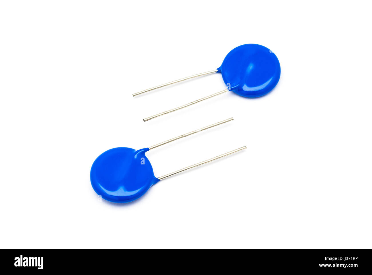 Blaue Varistor, Electric Power Surge Protector, MOV [Metalloxid Varistor] Stockfoto
