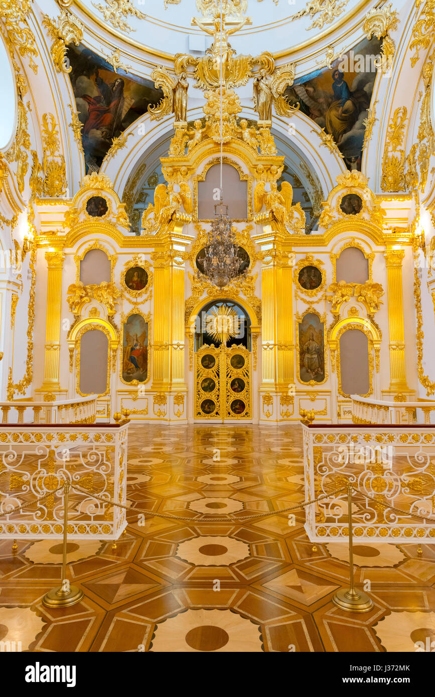 Innere der Schlosskirche in den Winterpalast, Eremitage, Sankt