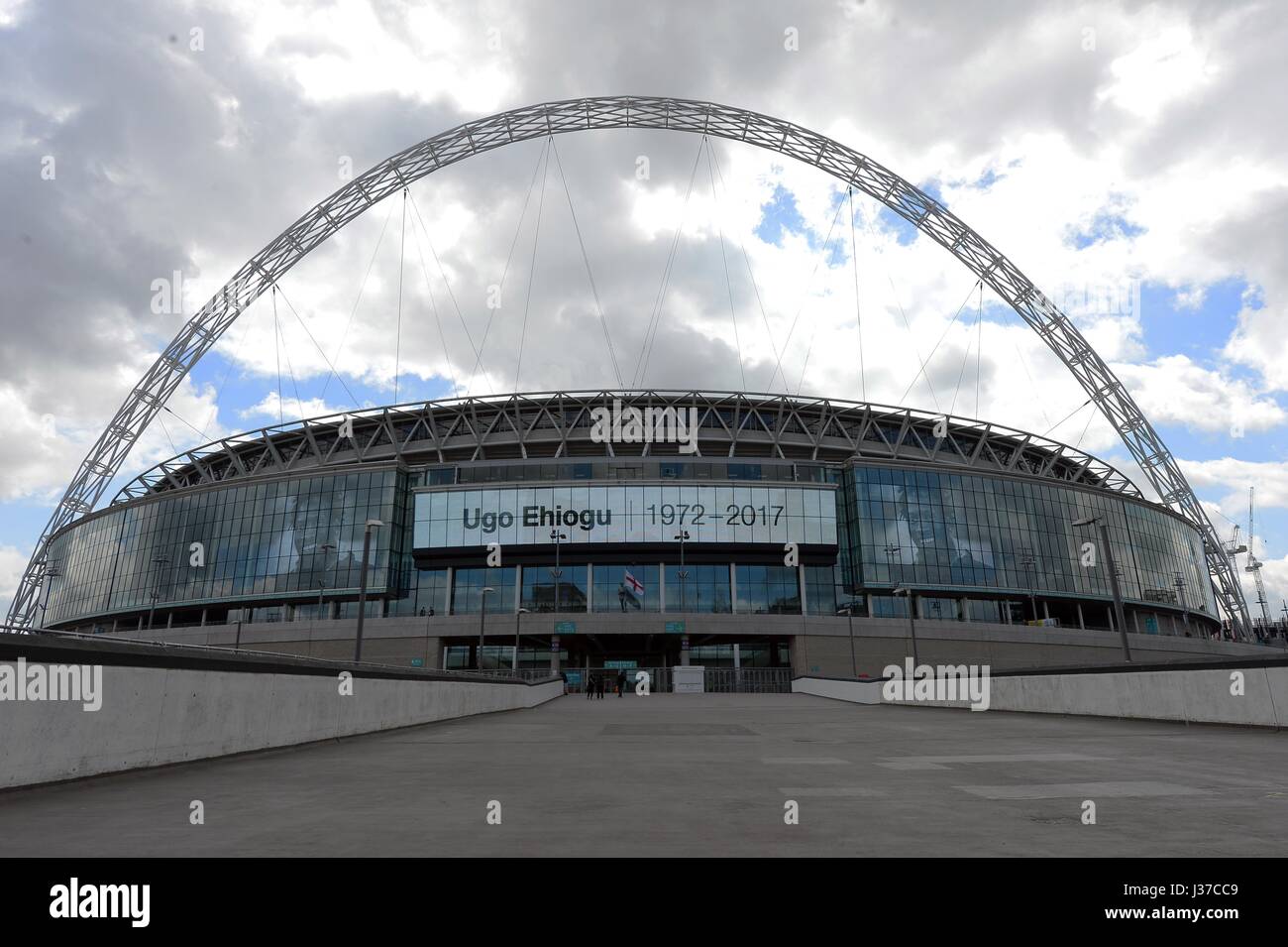 WEMBLEY-Stadion Tribut ZOLLEN CHELSEA V TOTTENHAM HOTSPUR WEMBLEY Stadion LONDON ENGLAND 22. April 2017 Stockfoto