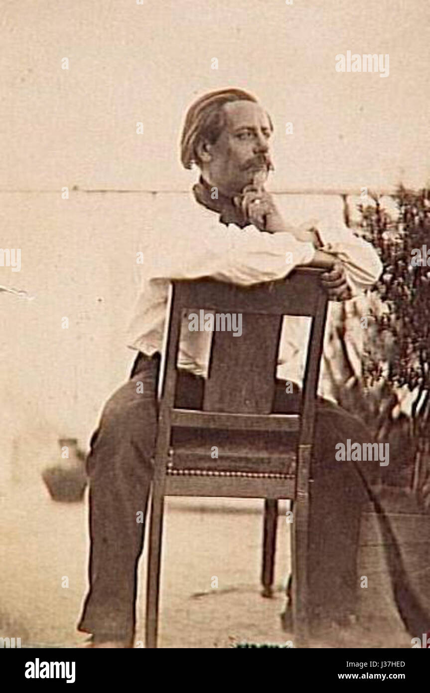 Charles Marville war ein französischer Fotograf, der für seine Arbeiten bekannt war, die Paris Mitte des 19. Jahrhunderts dokumentierten. Seine Fotografien geben wertvolle Einblicke in die städtische Landschaft von Paris, wie sie durch die Modernisierung verändert wurde. Stockfoto