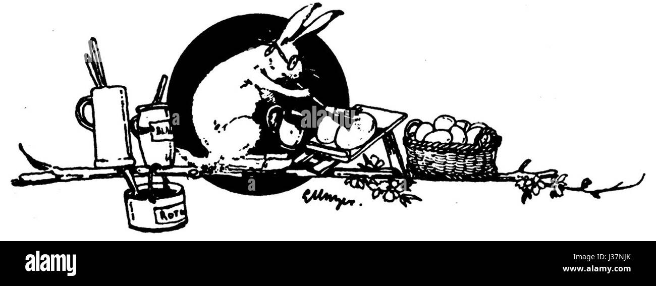 Das Osterei (Anton Ohorn) 2 Stockfoto