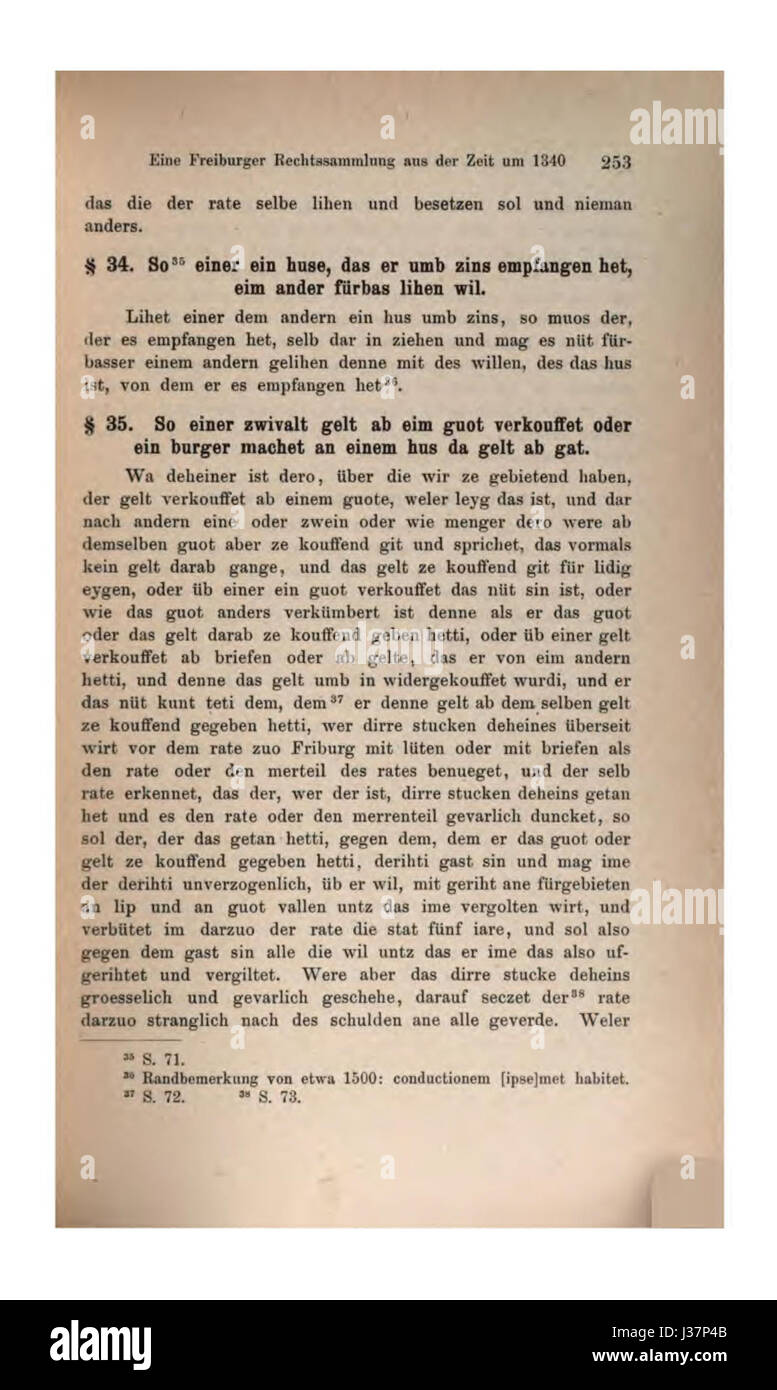„De Alemannia XXXIV 261“ bezieht sich auf einen bestimmten Band oder artikel aus der Serie „de Alemannia“, der wahrscheinlich die Geschichte und Kultur des alemannischen Volkes, eines alten germanischen Stammes, dokumentiert. Stockfoto