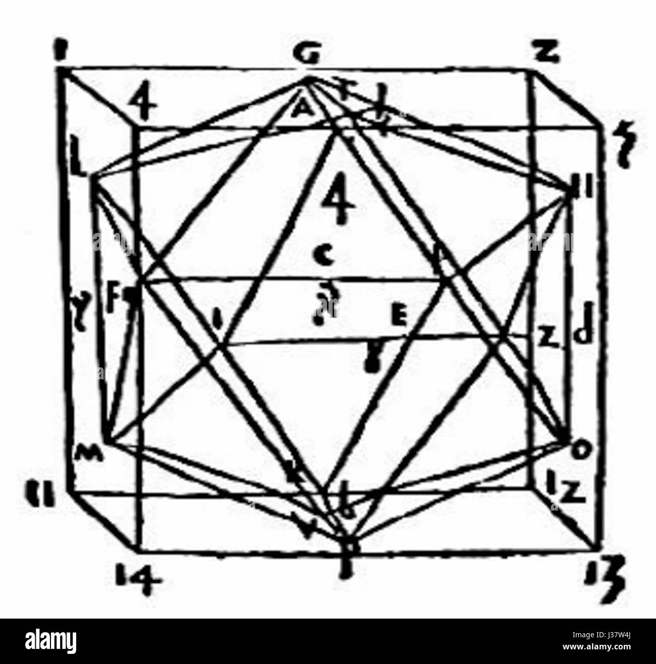 De la Perspective en peinture ist ein Grundsatztext über die Prinzipien der Perspektive in der Malerei. Es untersucht, wie Künstler durch den Einsatz verschiedener Techniken dreidimensionalen Raum auf einer zweidimensionalen Leinwand darstellen können. Stockfoto