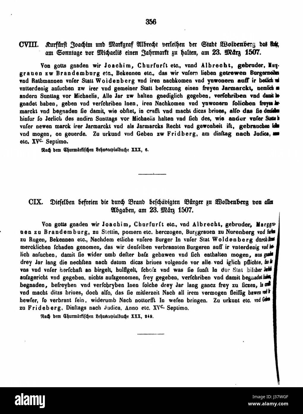 DE-CDB 1 18 356 Stockfoto