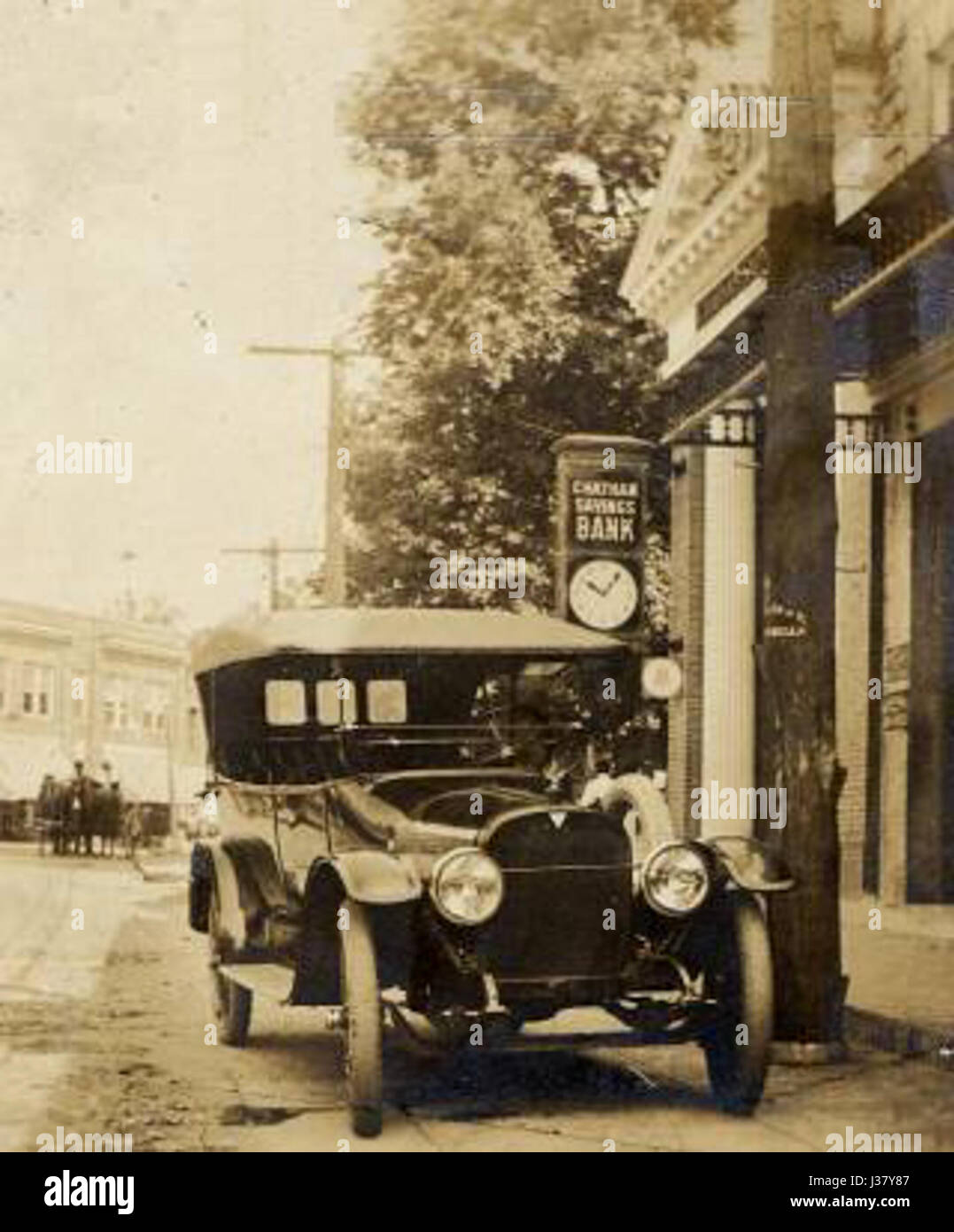 Chatham-Sparkasse Chatham Virginia Stockfoto