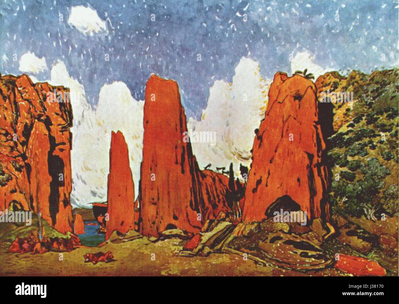 Daphnis und Chloe von L. Bakst 02 Stockfoto