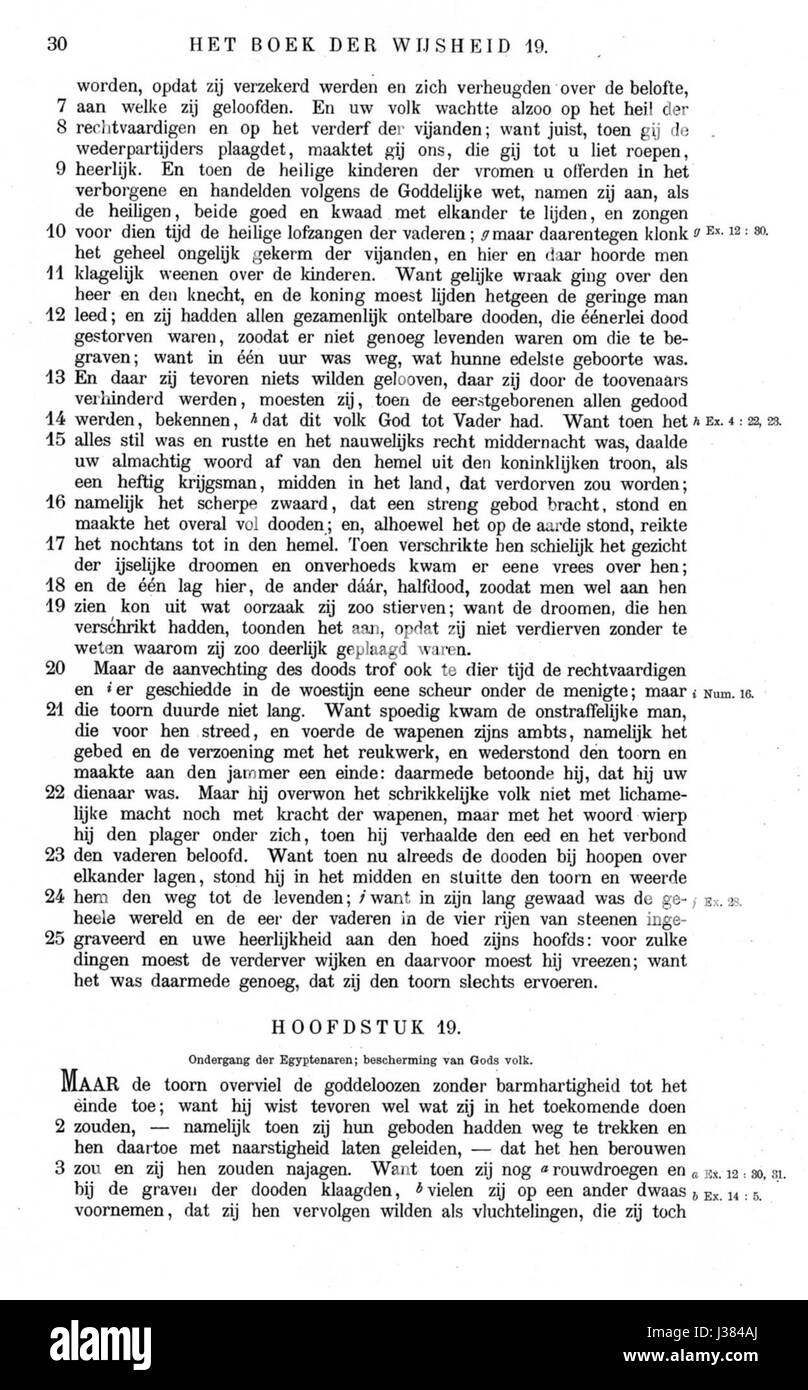 Ein Verweis auf die Apokryphen Bücher, Teile der biblischen Literatur, die nicht im Kanon enthalten sind und oft in religiösen und historischen Zusammenhängen erforscht werden. Stockfoto