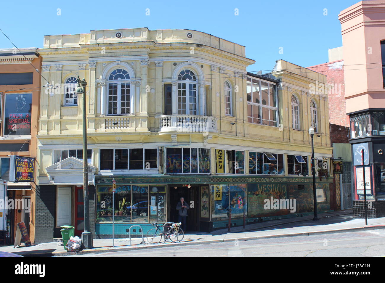 Versuvio Cafe, North Beach, San Francisco Stockfoto