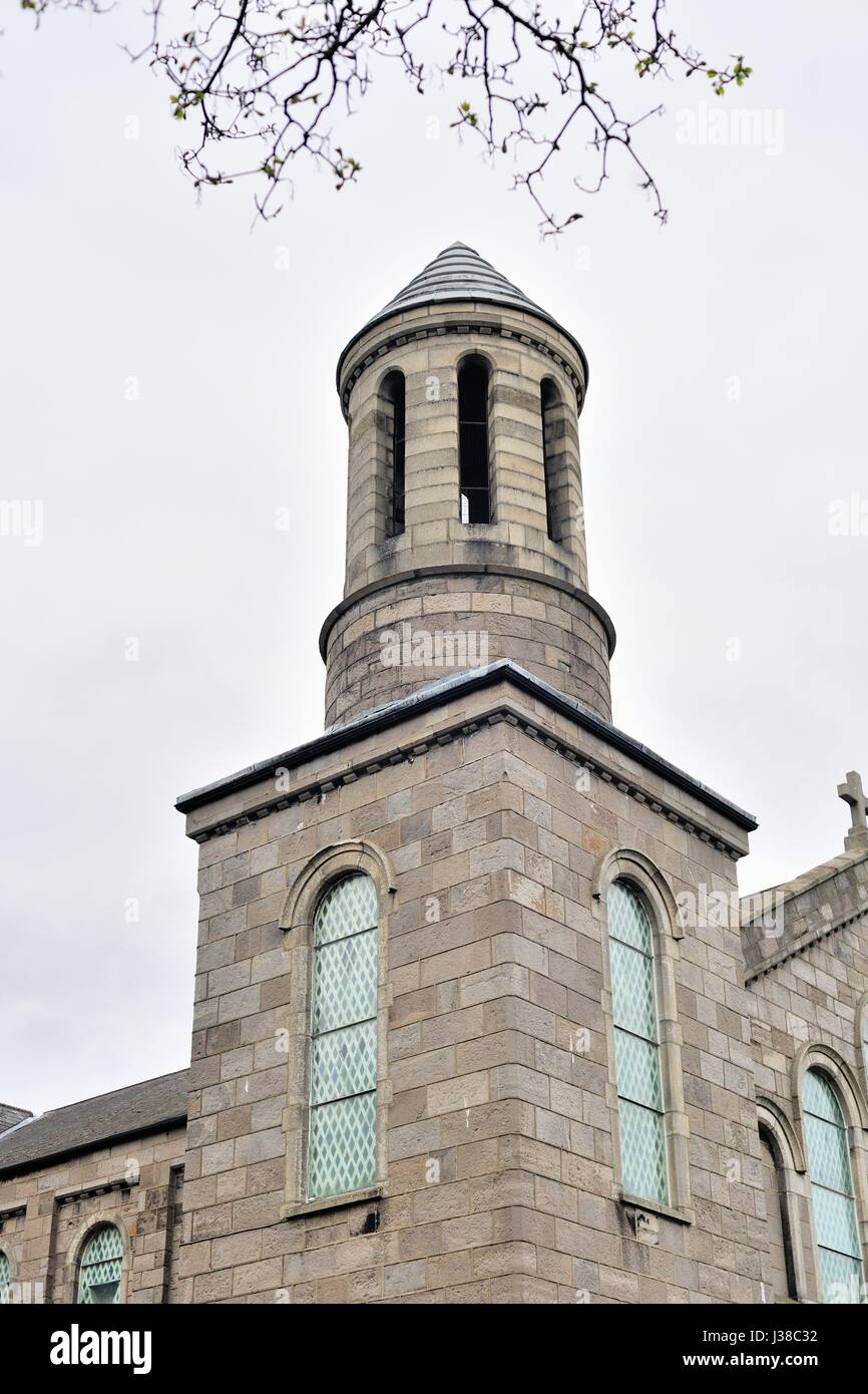Revolver auf die Kirche vom Heiligen Herzen in Dublin, Irland. Stockfoto