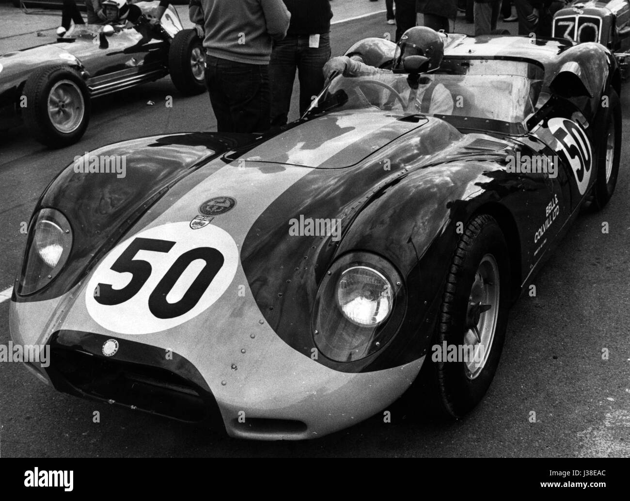 Lister Jaguar Historic Car Championship, Brands Hatch 1980 Stockfoto