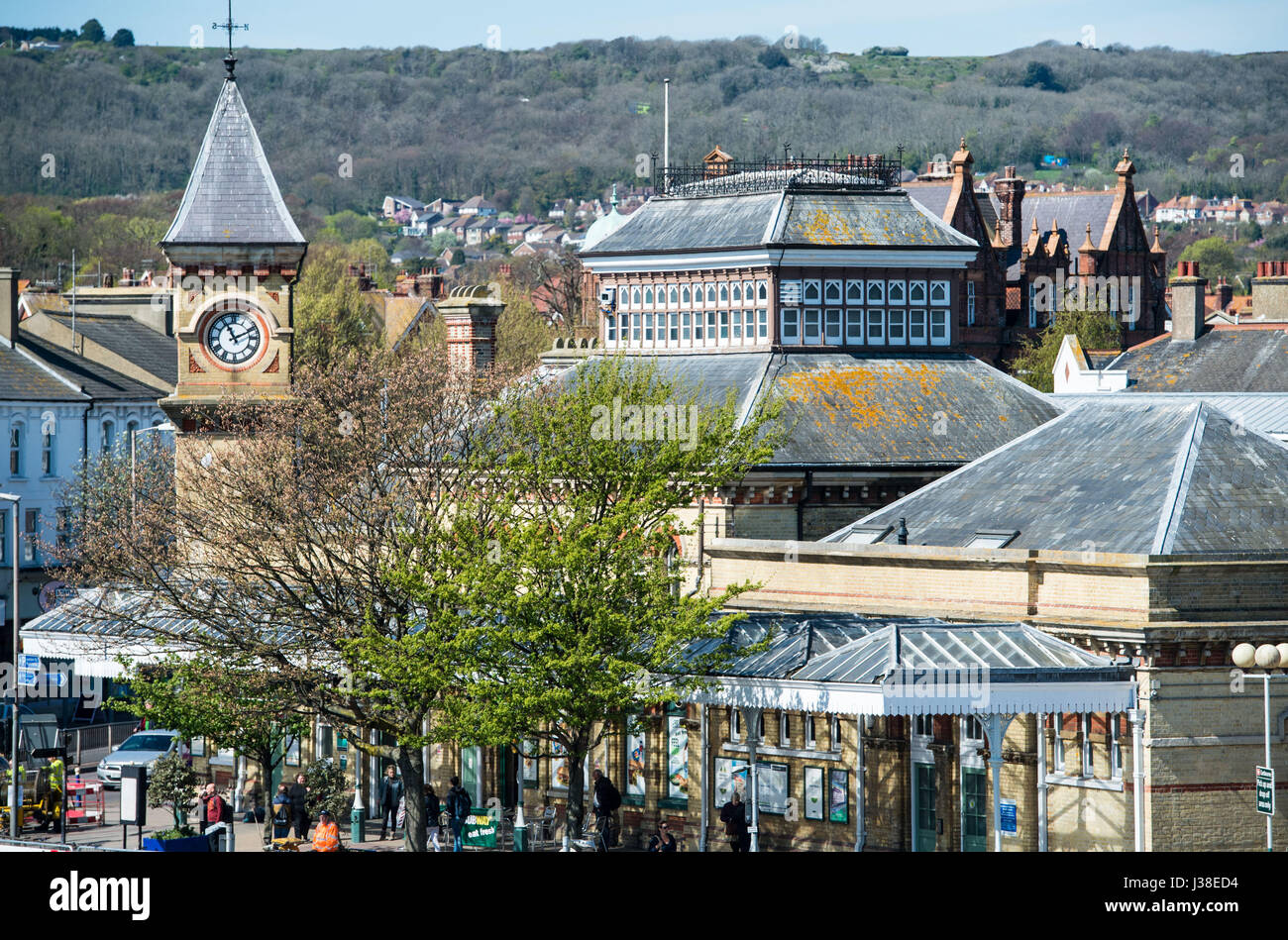 Eastbourne Railway Station East Sussex UK Stockfoto