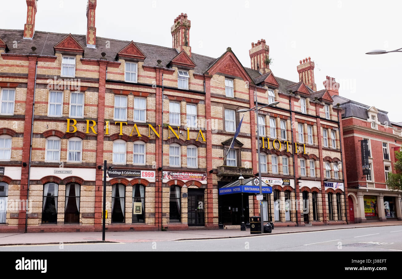 Das Britannia Hotel Wolverhampton West Midlands ukhotel Zimmer Stockfoto