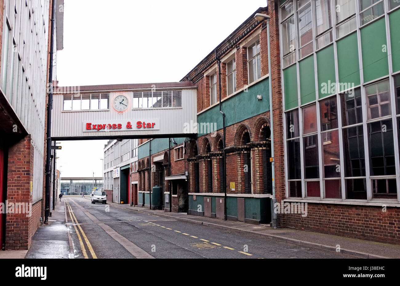 Express und Stern Zeitungsredaktionen und Hauptsitz in Wolverhampton West Midlands UK Stockfoto