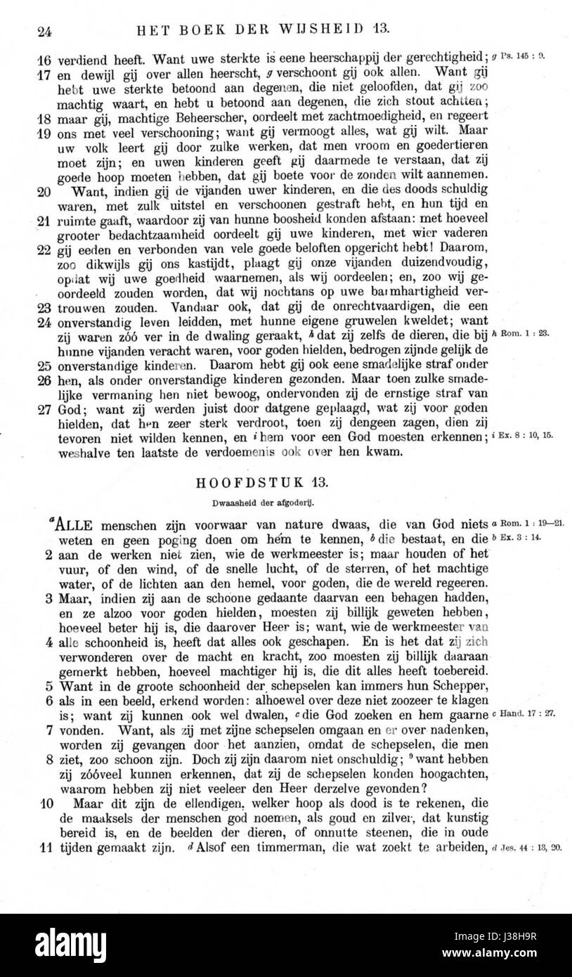 „De apocriefe boeken“ (die Apokryphen Bücher) bezieht sich auf eine Sammlung religiöser Texte, die nicht in der kanonischen Bibel enthalten sind. Diese Bücher, die im gleichen historischen Kontext geschrieben wurden, bieten Einblicke in das religiöse und kulturelle Umfeld ihrer Zeit, obwohl sie vom offiziellen biblischen Kanon ausgeschlossen wurden. Stockfoto