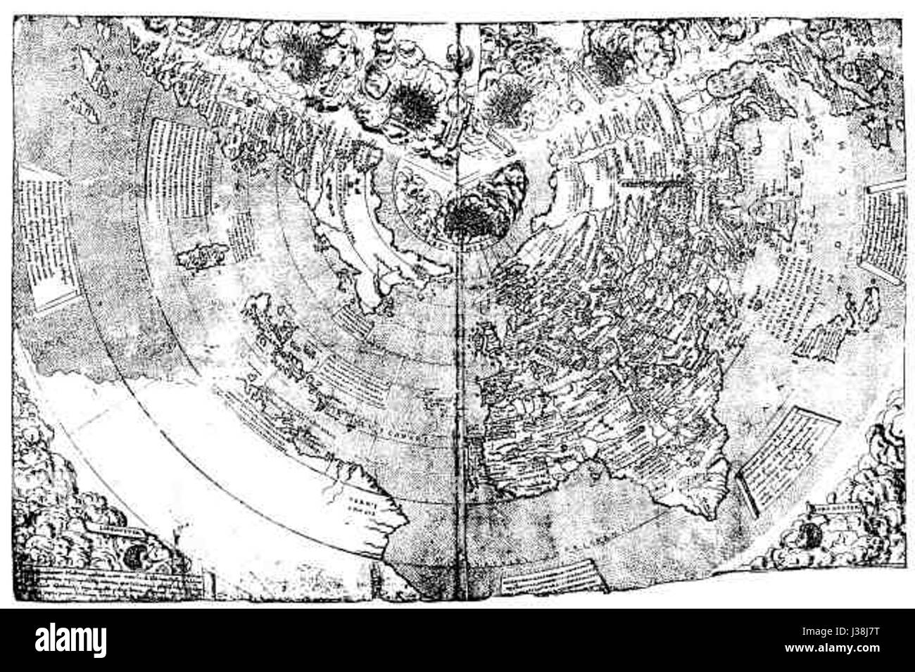 Die Contarini-Karte ist ein historisches Dokument, das für seine Genauigkeit bei der Darstellung der geografischen Anordnung der Regionen in der Frühen Neuzeit bekannt ist. Es bietet wertvolle Einblicke in historische Kartographie und geografisches Wissen. Stockfoto Die Contarini-Karte ist ein historisches Dokument, das für seine Genauigkeit bei der Darstellung der geografischen Anordnung der Regionen in der Frühen Neuzeit bekannt ist. Es bietet wertvolle Einblicke in historische Kartographie und geografisches Wissen. Stockfoto
