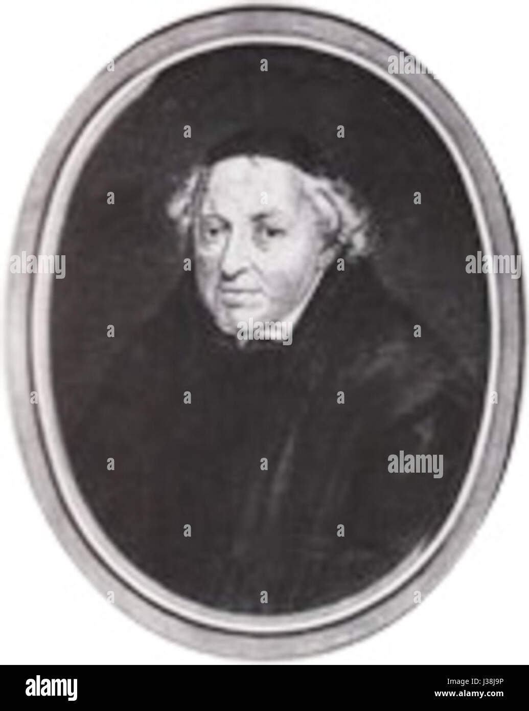 Daniel Papebroch war ein flämischer Jesuit und Hagiograf, der für seine Arbeit über das Leben der Heiligen bekannt war. Seine Schriften waren einflussreich für das Studium katholischer Heiliger im 17. Jahrhundert. Stockfoto