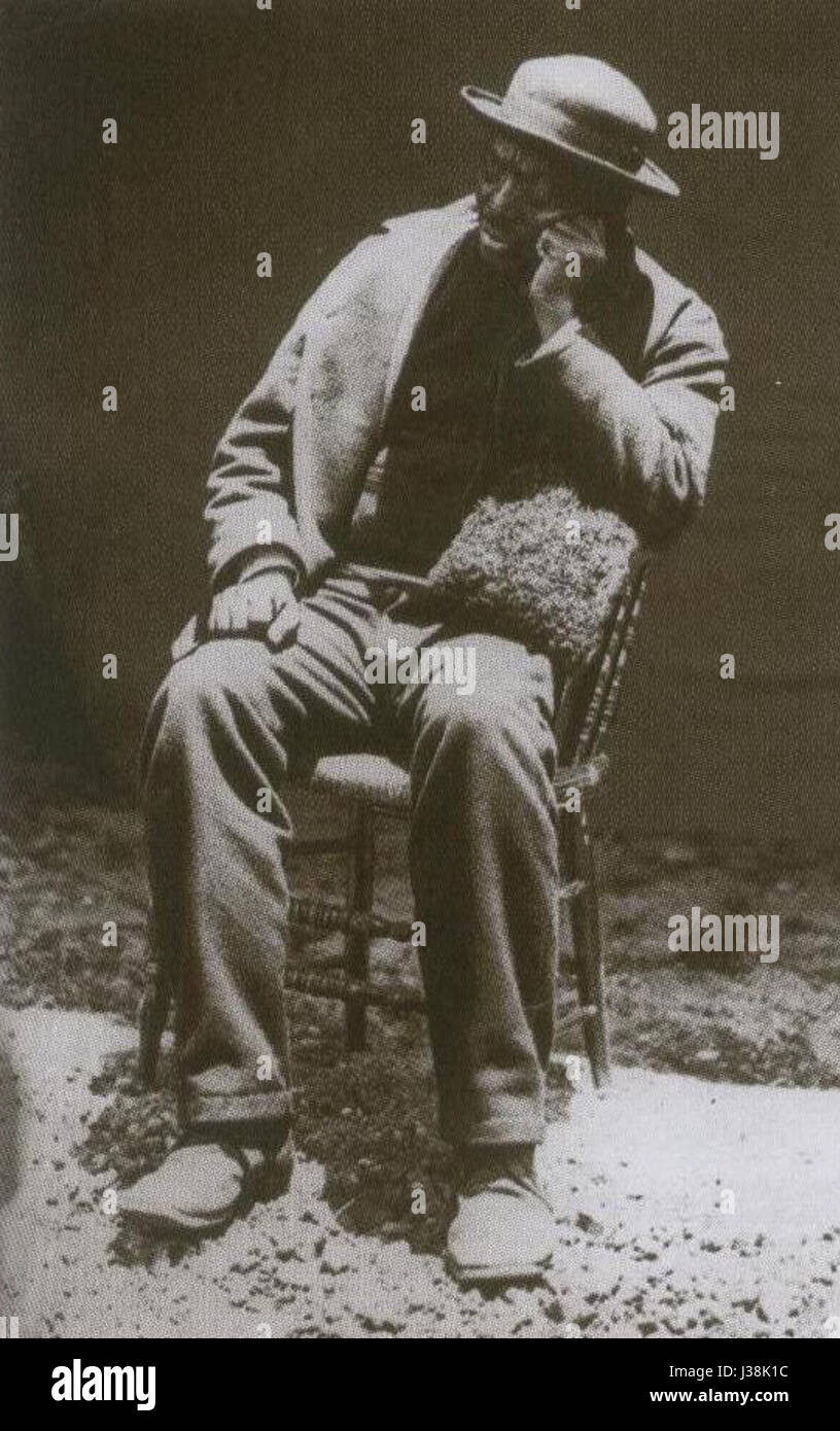 Häuptling Langalibalele, ein Anführer des Zulu-Volkes, dargestellt als politischer Gefangener im Cape Archives. Langalibalele wurde wegen Widerstand gegen die britische Kolonialherrschaft im 19. Jahrhundert verhaftet. Stockfoto