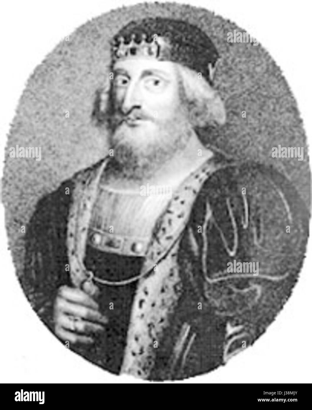 David II von Schottland Stockfoto