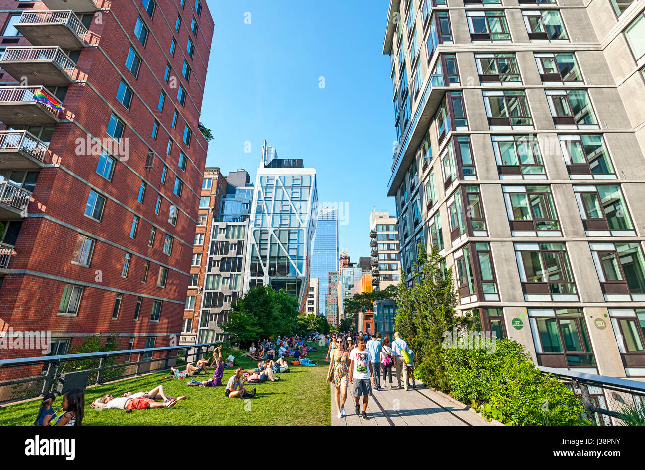 High Line-New York City-Chelsea-Manhattan Stockfoto