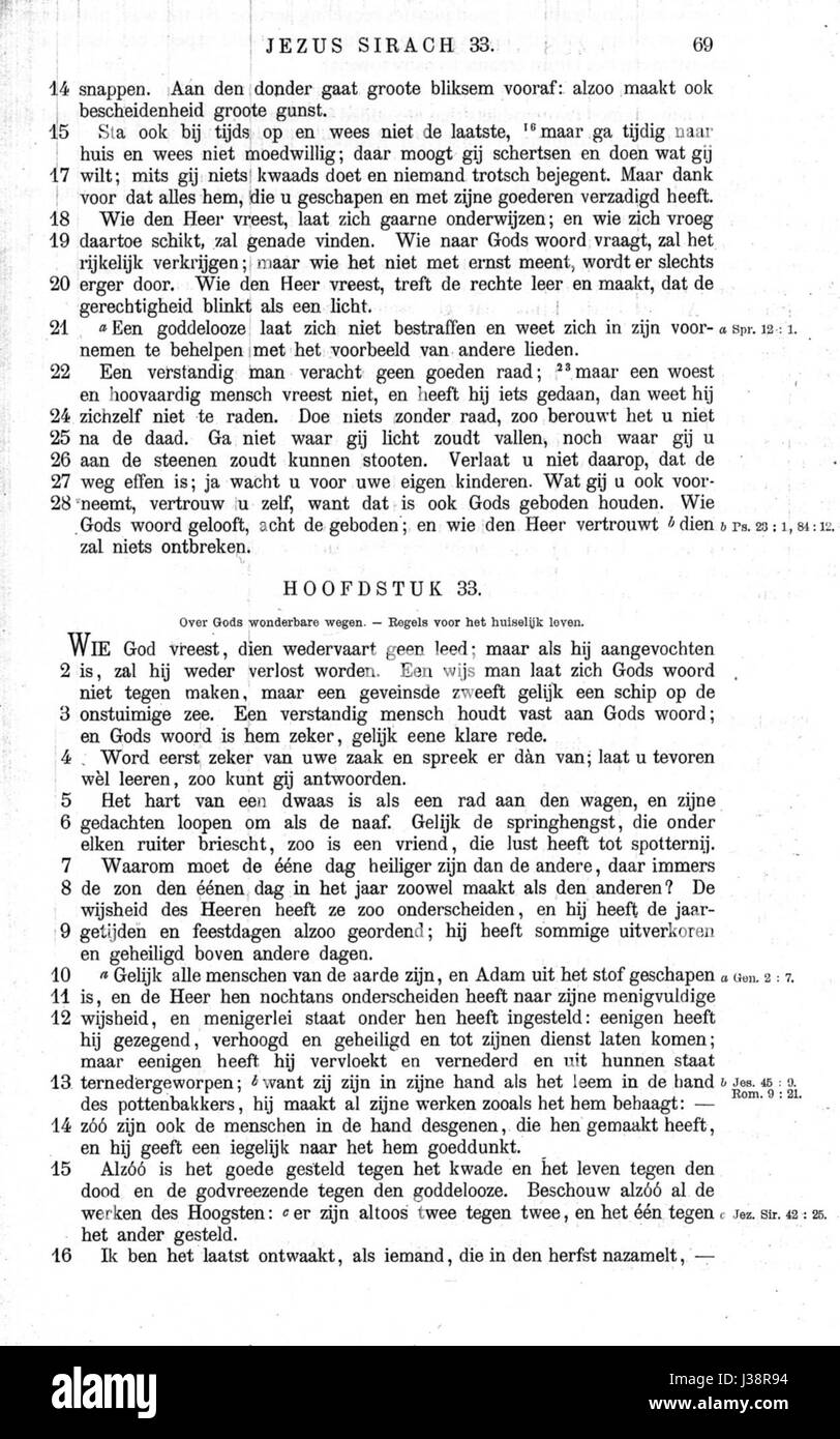De Apocriefe Boeken p 069 Stockfoto