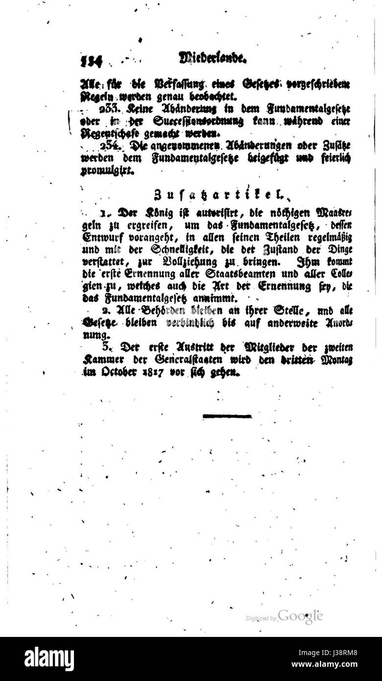 Titelseite der "Verfassung der europäischen staaten 550", ein historisches Dokument, das die Verfassungen der europäischen staaten detailliert beschreibt. Stockfoto