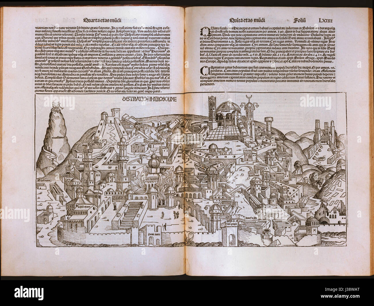 Destruccio Iherosolime Stockfoto