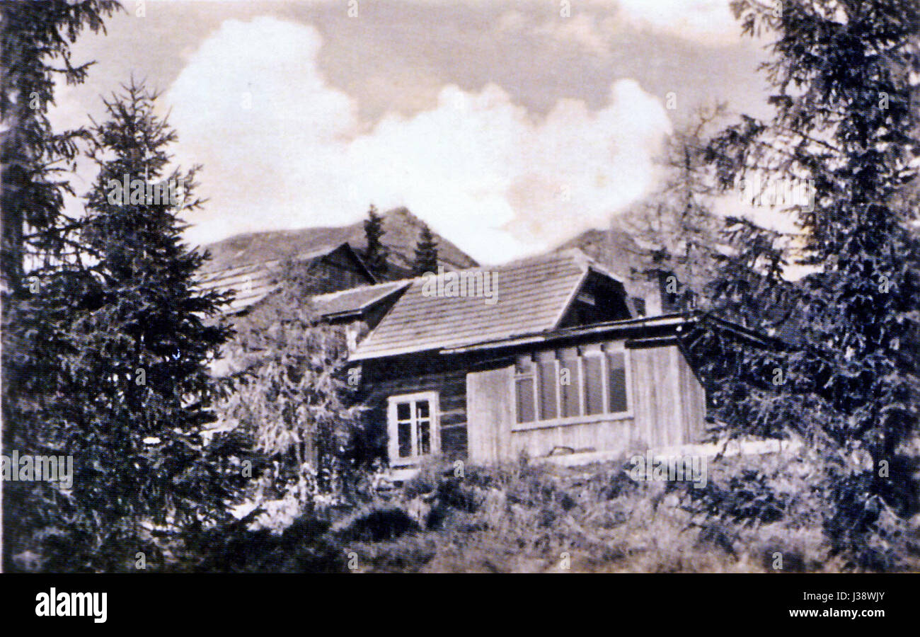 Chata Vo Furkotskej Doline 1952 Stockfoto
