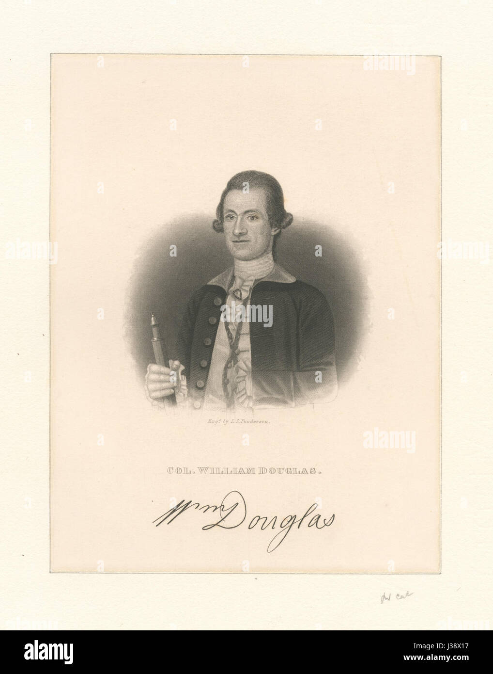 Oberst William Douglas (NYPL b12349138 424157) Stockfoto