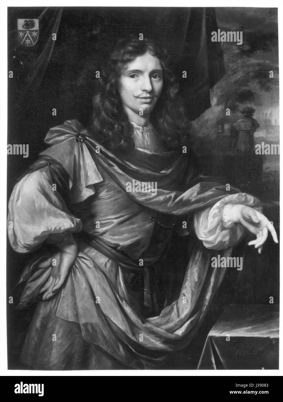 Cornelis Calkoen (1639 1710) Tür Verelst Herman Stockfoto