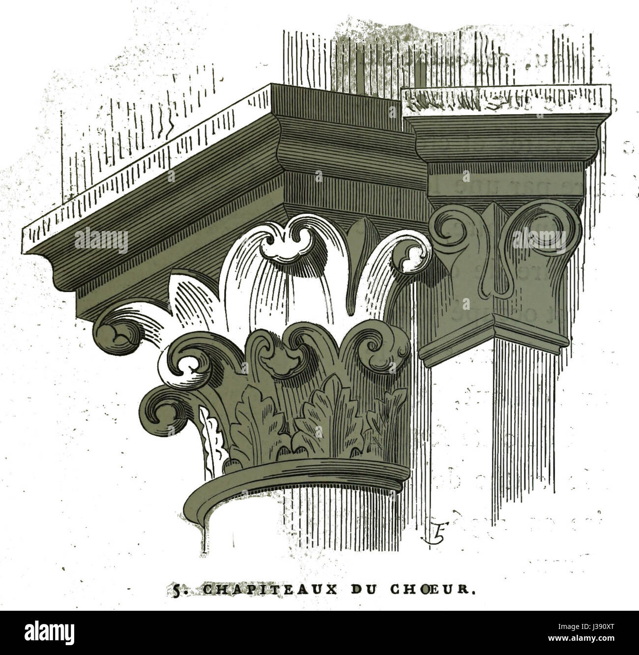Coursan Chapiteau bezieht sich auf ein spezifisches historisches oder architektonisches Merkmal, das möglicherweise mit einer kulturellen Struktur verbunden ist und einen weiteren Kontext für eine detaillierte Analyse erfordert. Stockfoto