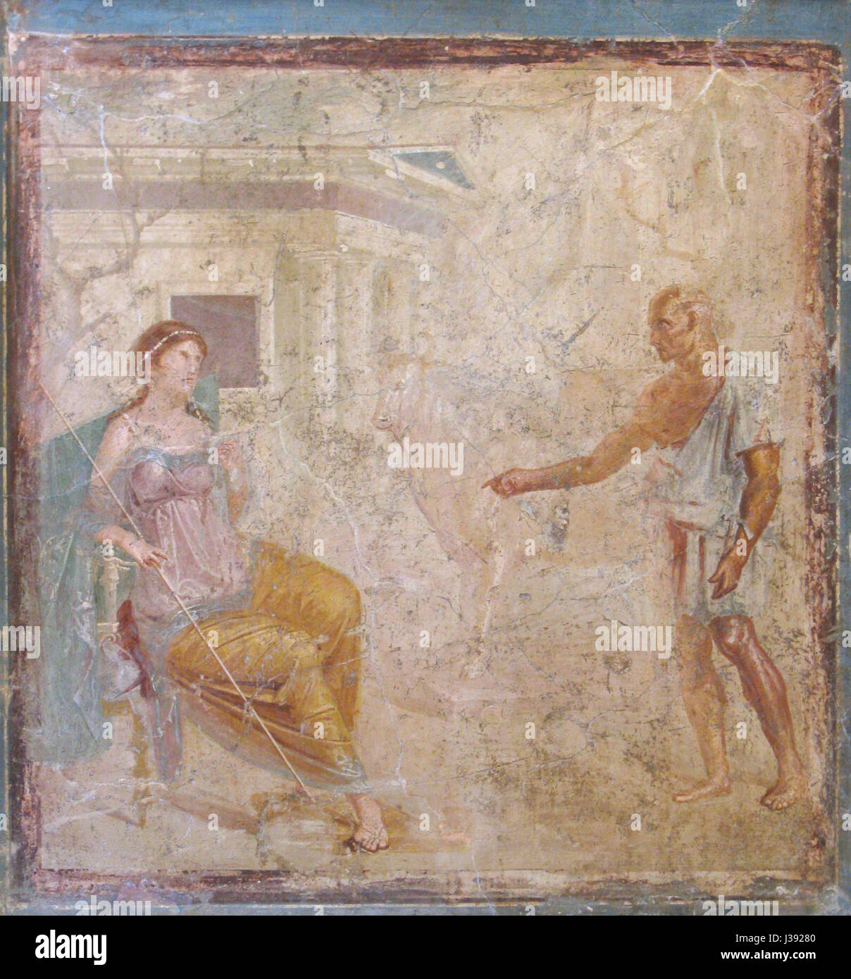 Dedalo e Pasifae Stockfoto