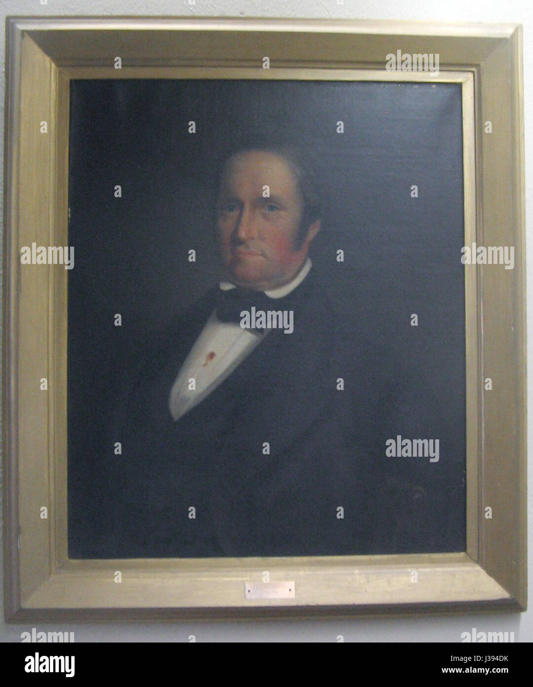 Das Porträt von Clemuel Ricketts ist ein Beispiel für historische Porträts, das den künstlerischen Stil und die Techniken seiner Zeit widerspiegelt. Sie dient als wichtige Repräsentation des Themas. Stockfoto