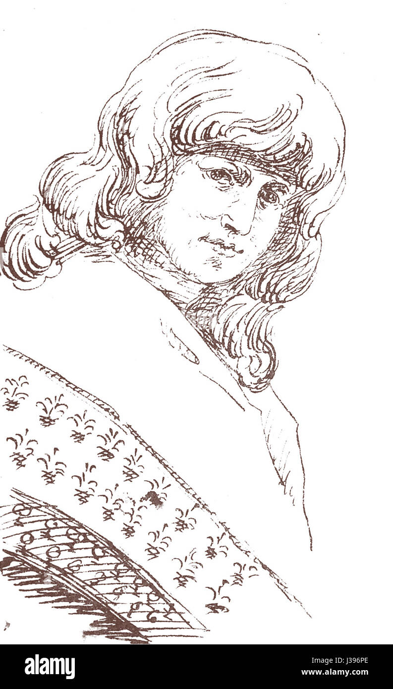 Von Goethe Christiane Vulpius Stockfoto