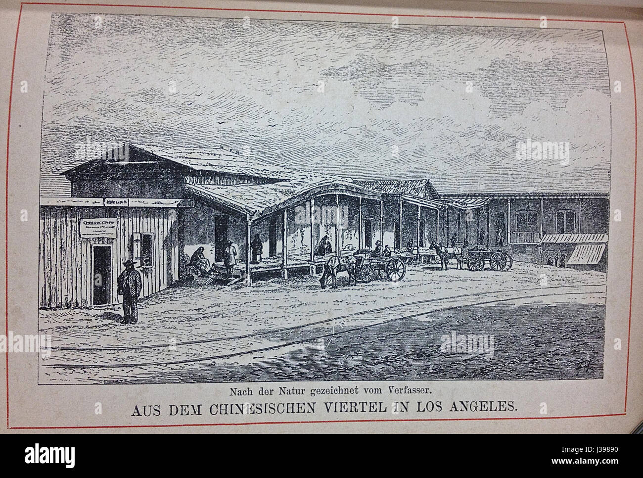 Das Chinesische Viertel in Los Angeles, Kalifornien, ist ein historisches Viertel, das den kulturellen und wirtschaftlichen Beitrag der chinesisch-amerikanischen Gemeinschaft widerspiegelt. Es umfasst traditionelle Geschäfte, Märkte und Restaurants, die das Erbe früherer chinesischer Einwanderer bewahren. Stockfoto