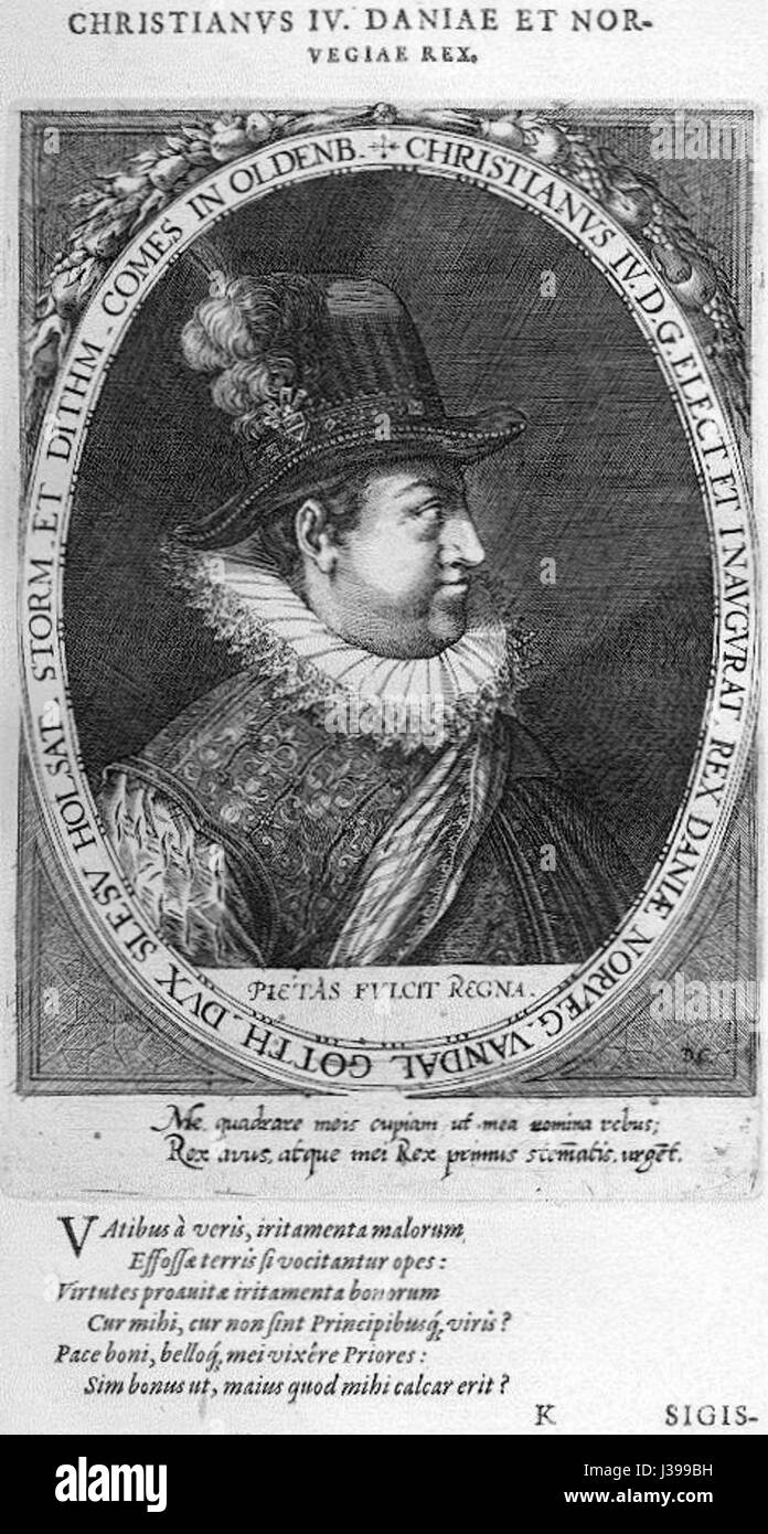 Christian IV. Stockfoto