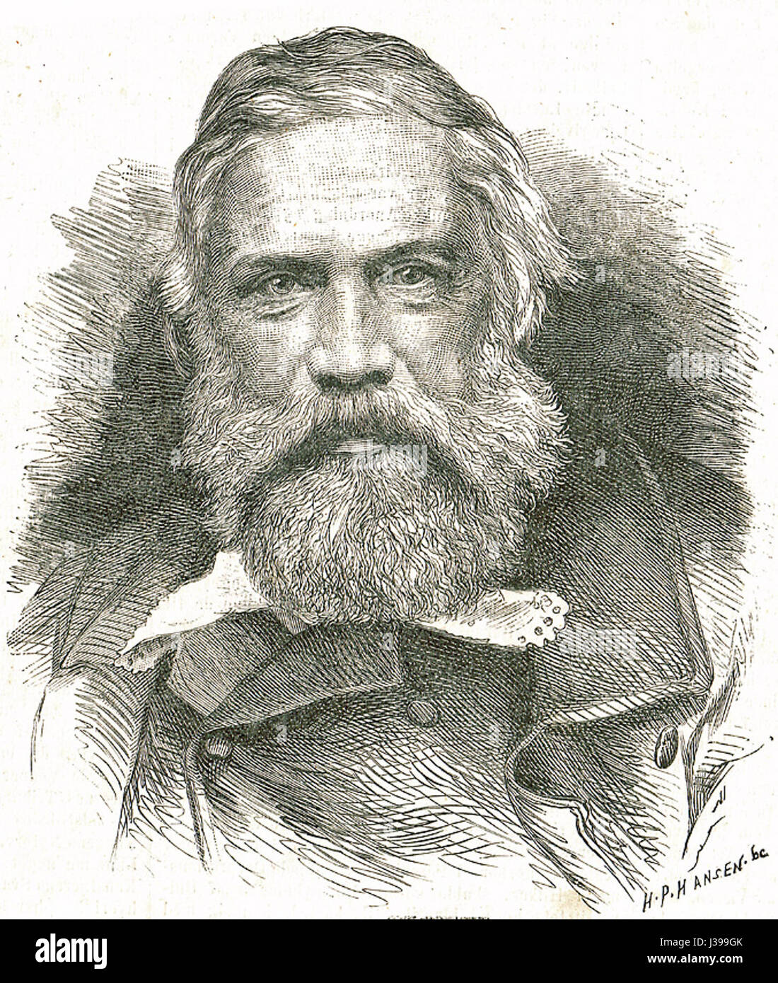 Constantin Hansen war ein dänischer Maler, bekannt für seine Beiträge zur Kunst des 19. Jahrhunderts, insbesondere für seine historischen und allegorischen Gemälde. Das „W“ kann sich auf ein Werk von ihm beziehen. Stockfoto