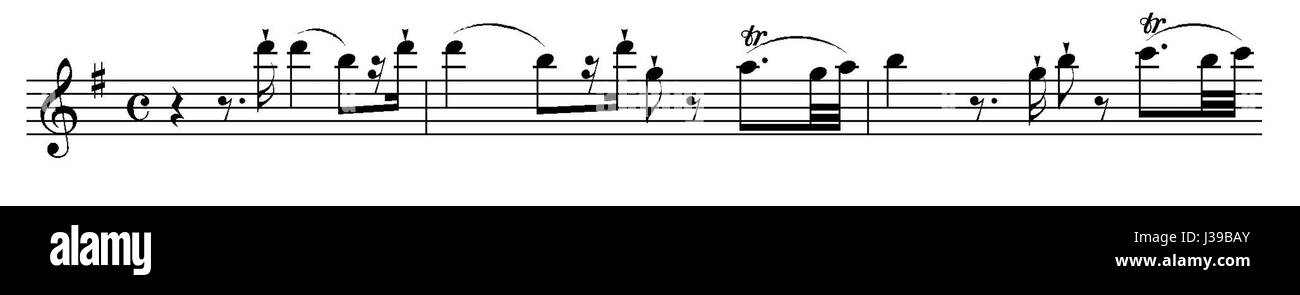 Cosi Fan Tutte bars zuerst n1 Stockfoto