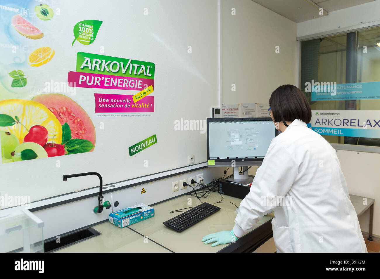 PHARMAZEUTISCHE INDUSTRIE Stockfoto