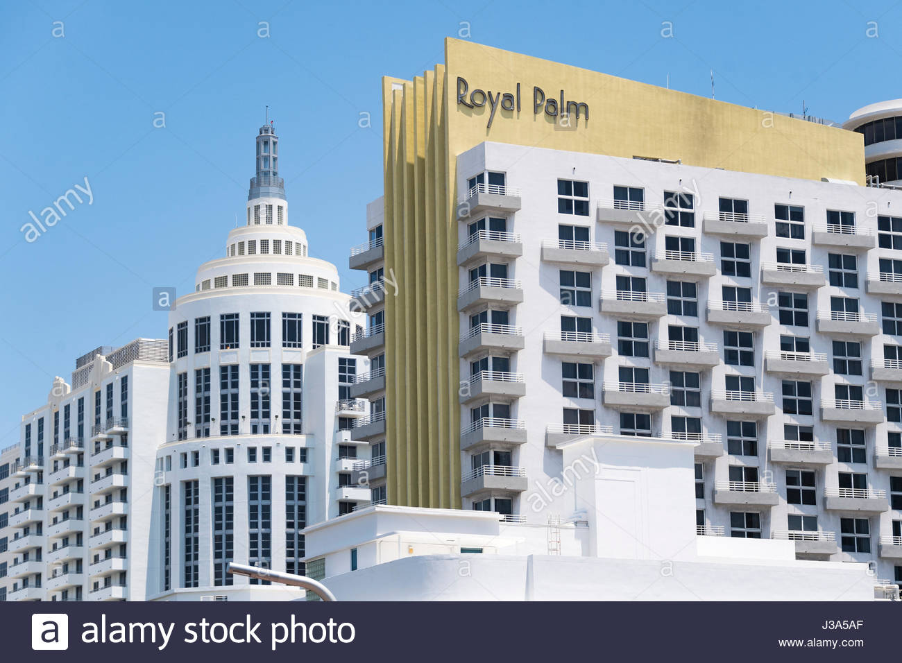 Royal Palm Hotel Gebaude In Ocean Drive Royal Palm South Beach Miami Ein Tribut Portfolio Resort Und Mitglied Der Spg Ist Ein Oceanfront South Beach Heissen Stockfotografie Alamy