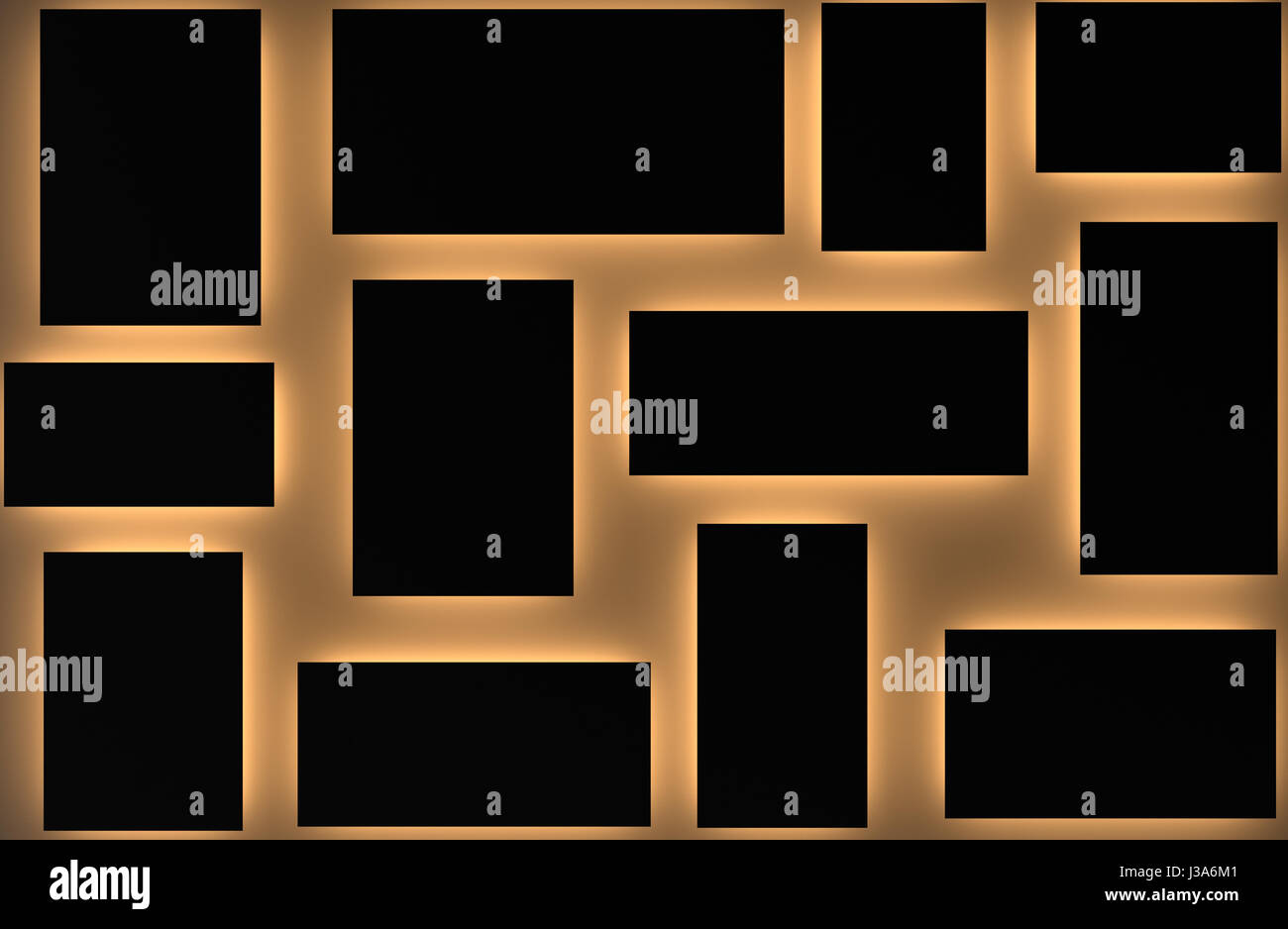 Abstrakte Technologie Polygon Mesh Hintergrund. 3D-Rendering Stockfoto