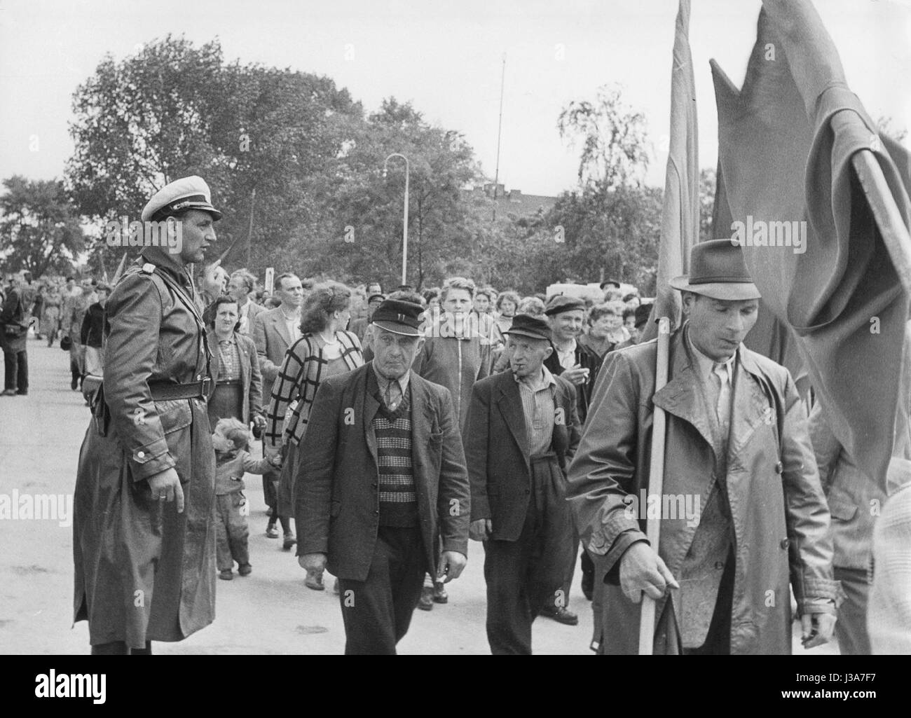 Parade in der DDR Stockfotografie Alamy
