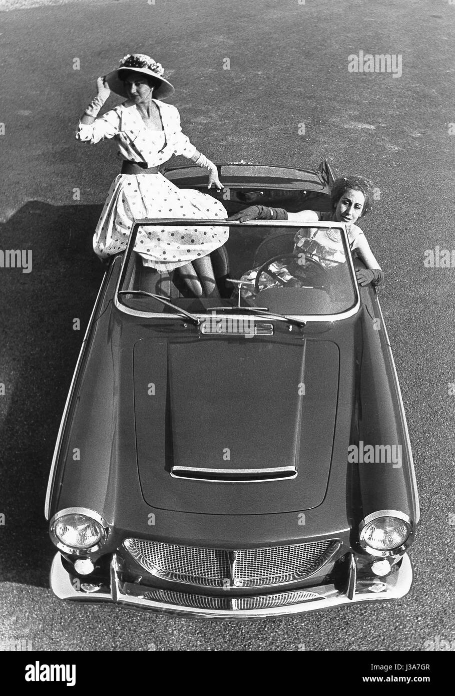 Fiat Cabrio 1959 Stockfoto