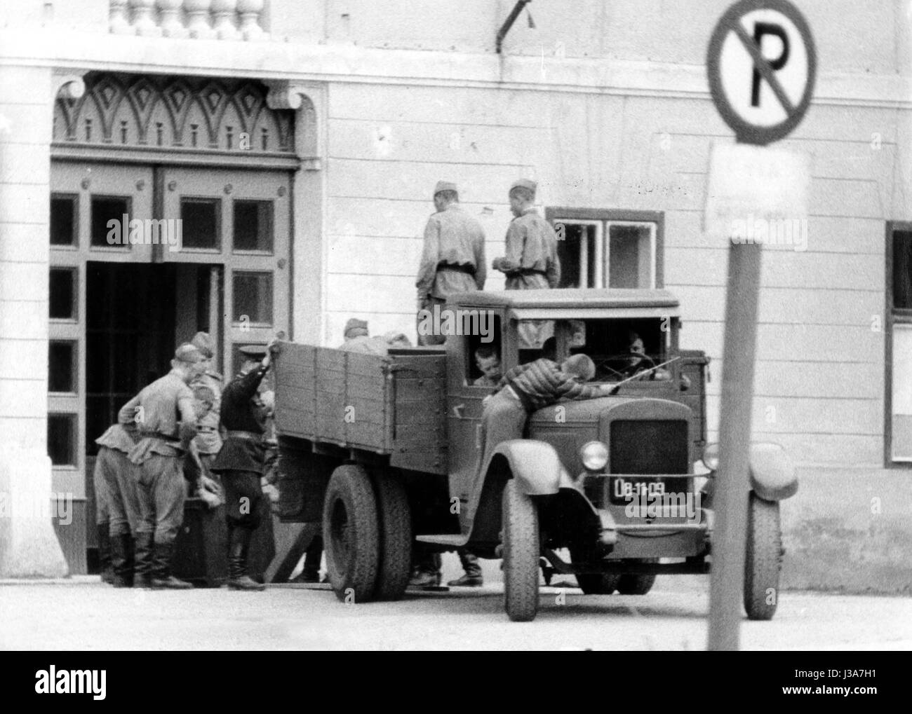 Sowjetische Besetzung Österreichs Stockfoto