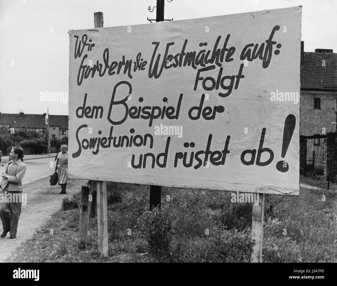 Rückzug der russischen Truppen aus Magdeburg, 1956 Stockfoto