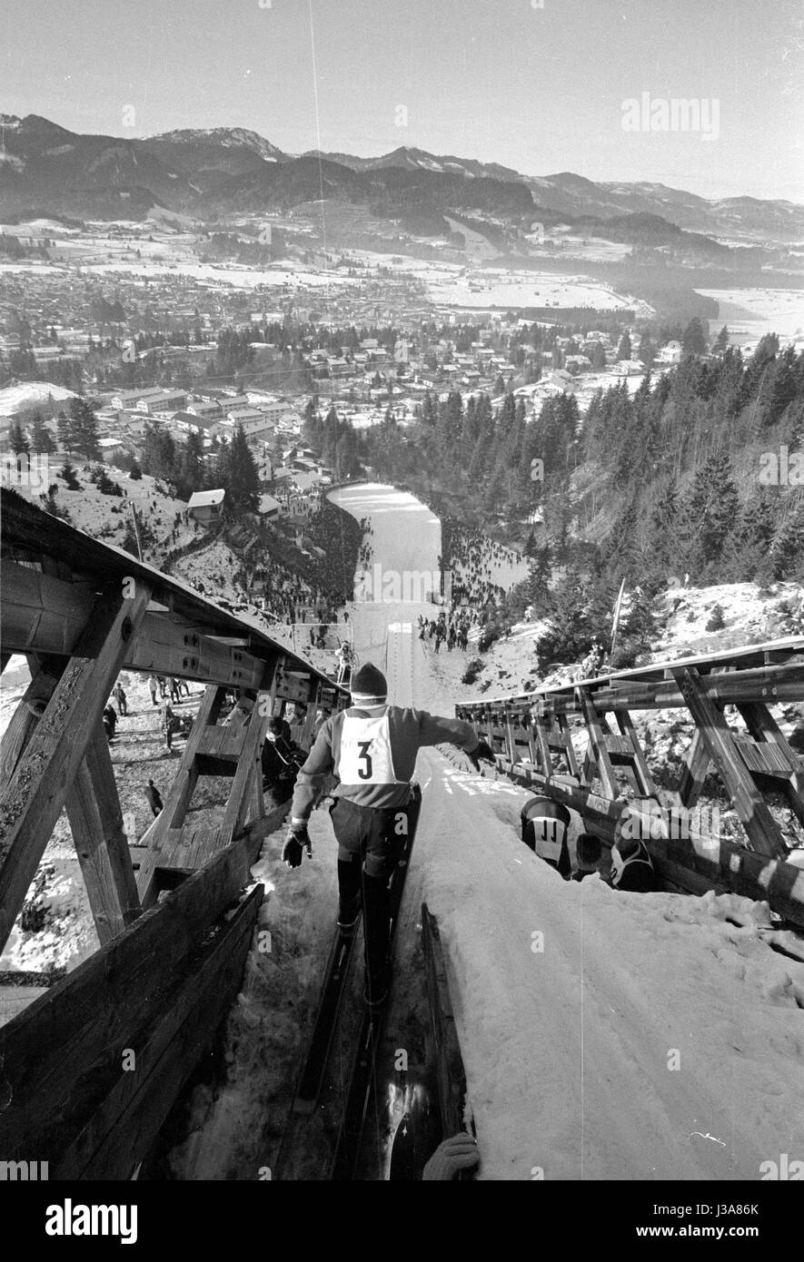 Vier-Schanzen-Tournee 1963/64: einzelnes Ereignis in Garmisch-Partenkirchen, 1964 Stockfoto