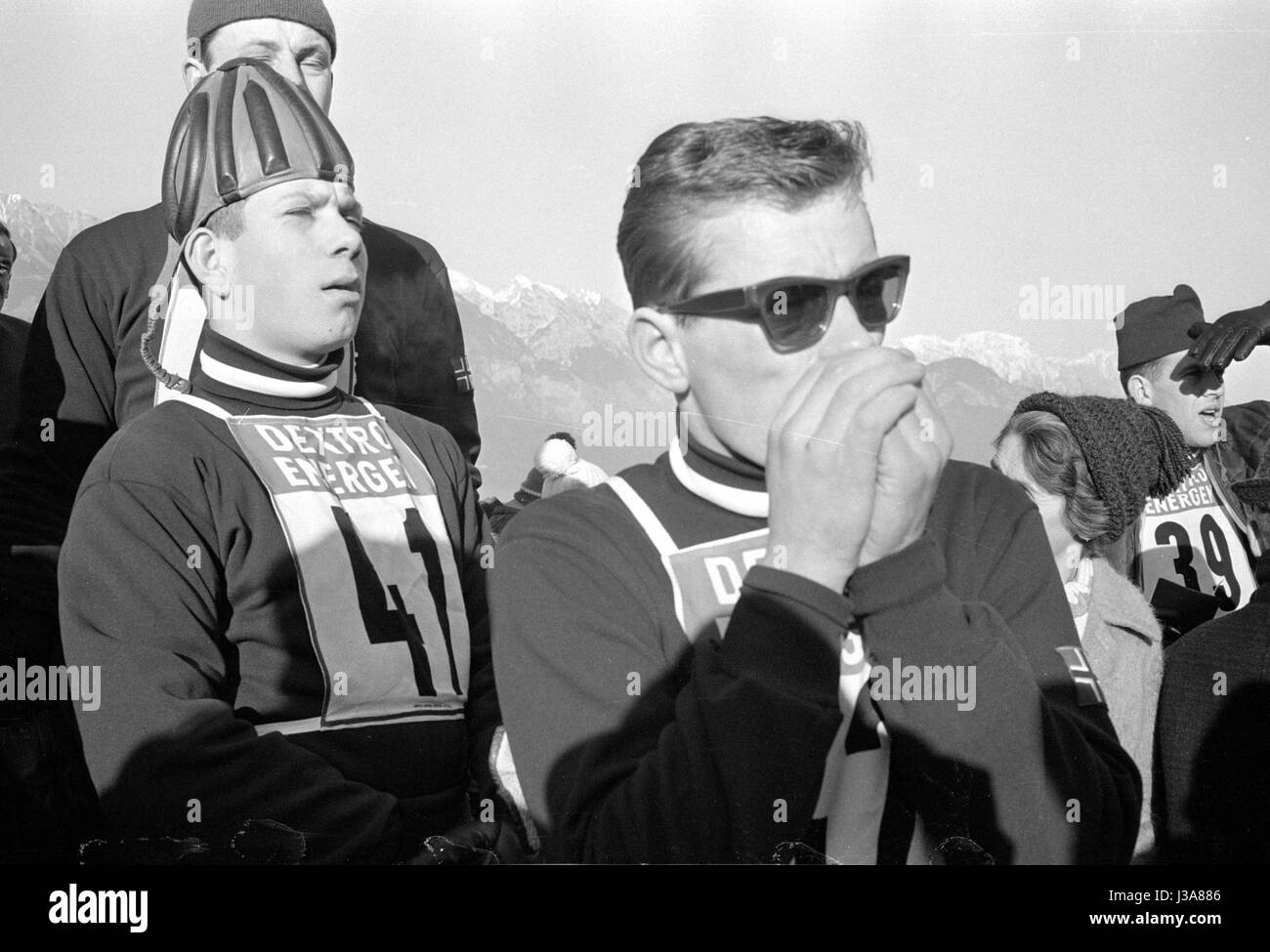 Vier-Schanzen-Tournee 1963/64: Ausbildung in Innsbruck 1964 Stockfoto