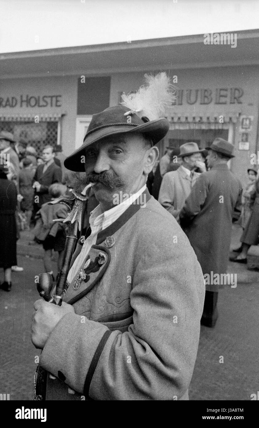 Das 75. Jubiläum der Straßenbahn München, 1960 Stockfoto