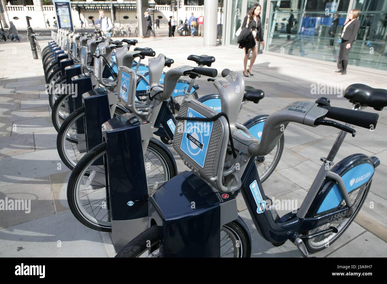 Fahrräder in London Foto Eric Morere Stockfoto